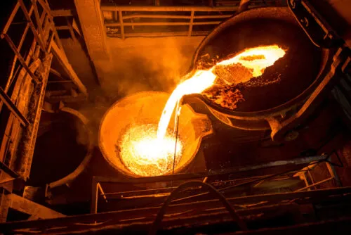 Schlackenerkennung mithilfe von Produkten und Software zur berührungslosen Temperaturmessung im Infrarotbereich