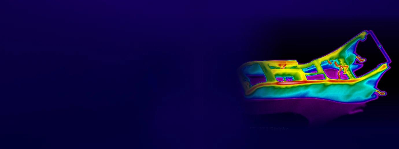 Optris IR Anwendungs- Banner Kunststoffspritzguss Fingerabdruck