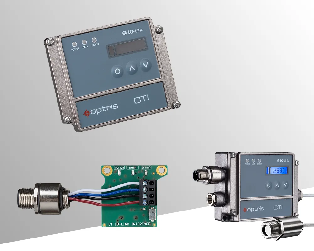 IO-Link Interface Kit for Optris CTi/ CTratio Pyrometers