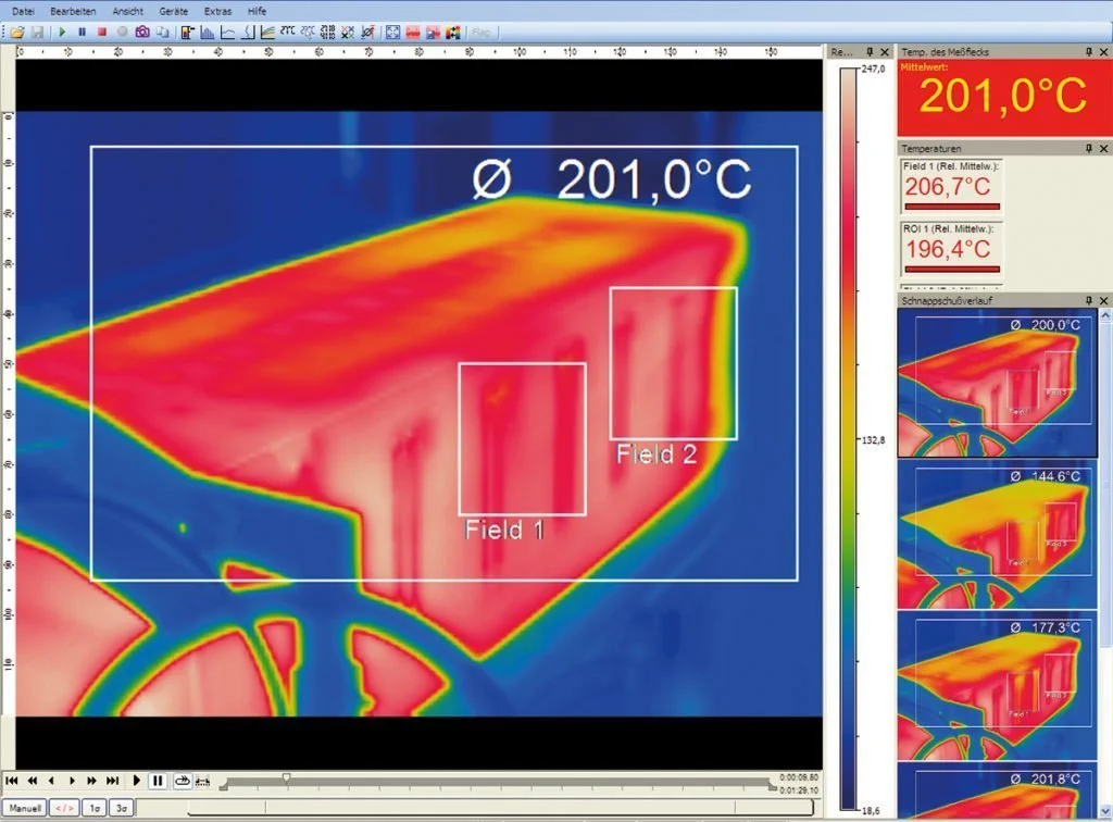 FI638TI | Thermomètre infrarouge vidéo -50°C à 1 000°C, avec caméra et  appareil photo intégrés