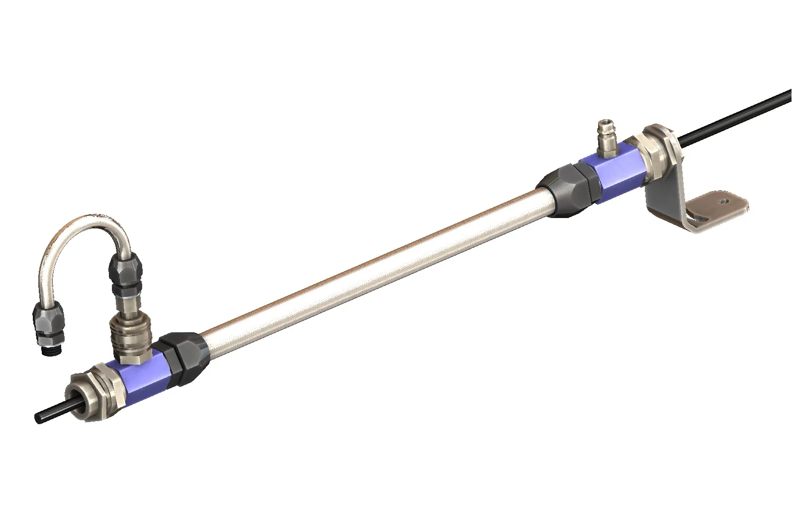 Optris air purge accessory for infrared sensors in dusty industrial environments