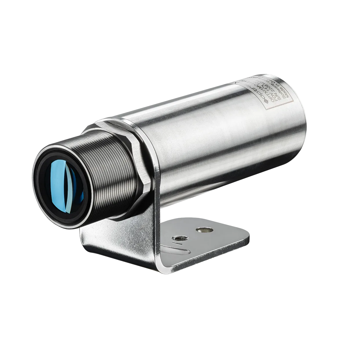 Optris Xi infrared camera with optic on tripod, front side view
